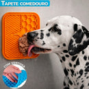 Tapete de Lamber Comedouro Interativo Antiestresse Com Ventosa