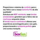 Caminha para Gatos anatômica e aconchegante - MDF Reforcado.