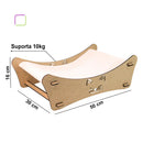 Caminha para Gatos anatômica e aconchegante - MDF Reforcado.