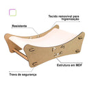 Caminha para Gatos anatômica e aconchegante - MDF Reforcado.