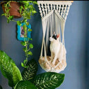 CAMA PET PARA GATOS SUSPENSA DE MACRAMÊ
