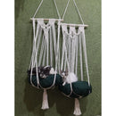 CAMA PET PARA GATOS SUSPENSA DE MACRAMÊ