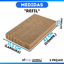 Brinquedo Arranhador Papelão Para Gato Interativo Anti-Stress ou Refil.
