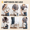 Cães Saindo Mochila Horizontal Portátil Bolsa De Gato De Tração Para Animais De Estimação