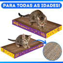 Brinquedo Arranhador Papelão Para Gato Interativo Anti-Stress ou Refil.