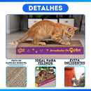 Brinquedo Arranhador Papelão Para Gato Interativo Anti-Stress ou Refil.