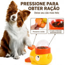Brinquedo Interativo Dispensador de Ração em Formato de Pato